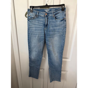 DENIZEN from Levi's Blue High-Rise Ankle Slim Jeans Size 10